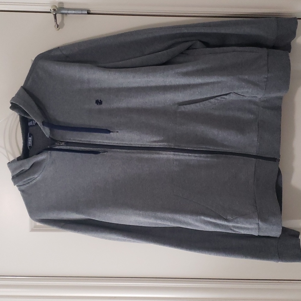 Gray zip up Hoodie lightweight